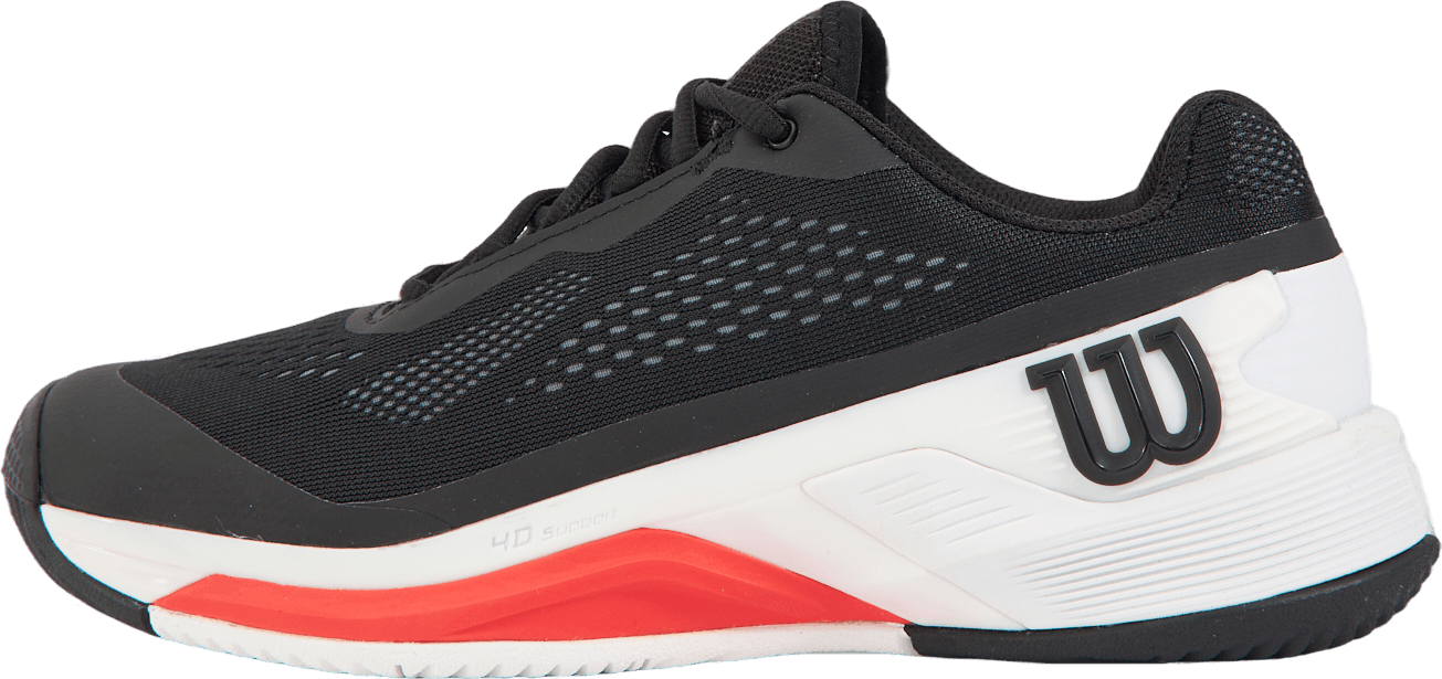 Rush Pro 4.0 Black/white/poppy Red, Male, Shoes, Training shoes, Tennis, EU 46 2/3