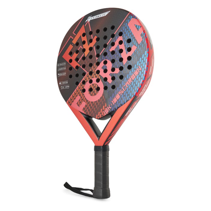 Fz Forza Brace Spin Poppy, Unisex, Utrustning, racketar, Padel, Röd/Svart/Flerfärgad, ONESIZE
