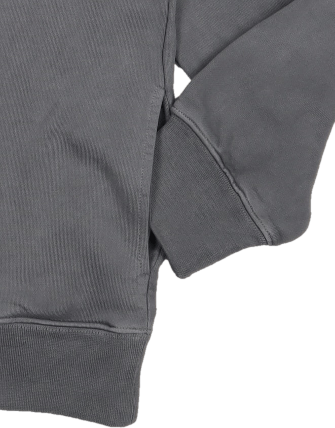 Plant Dye Double Collar Hoodie Dark Grey - Bild 3