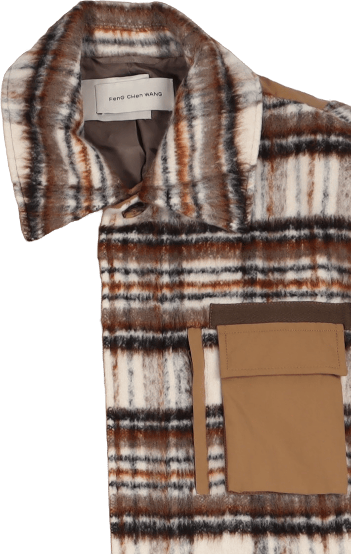 Plaid/nylon Phoenix Panelled C Kahki/kahki Check - Bild 2