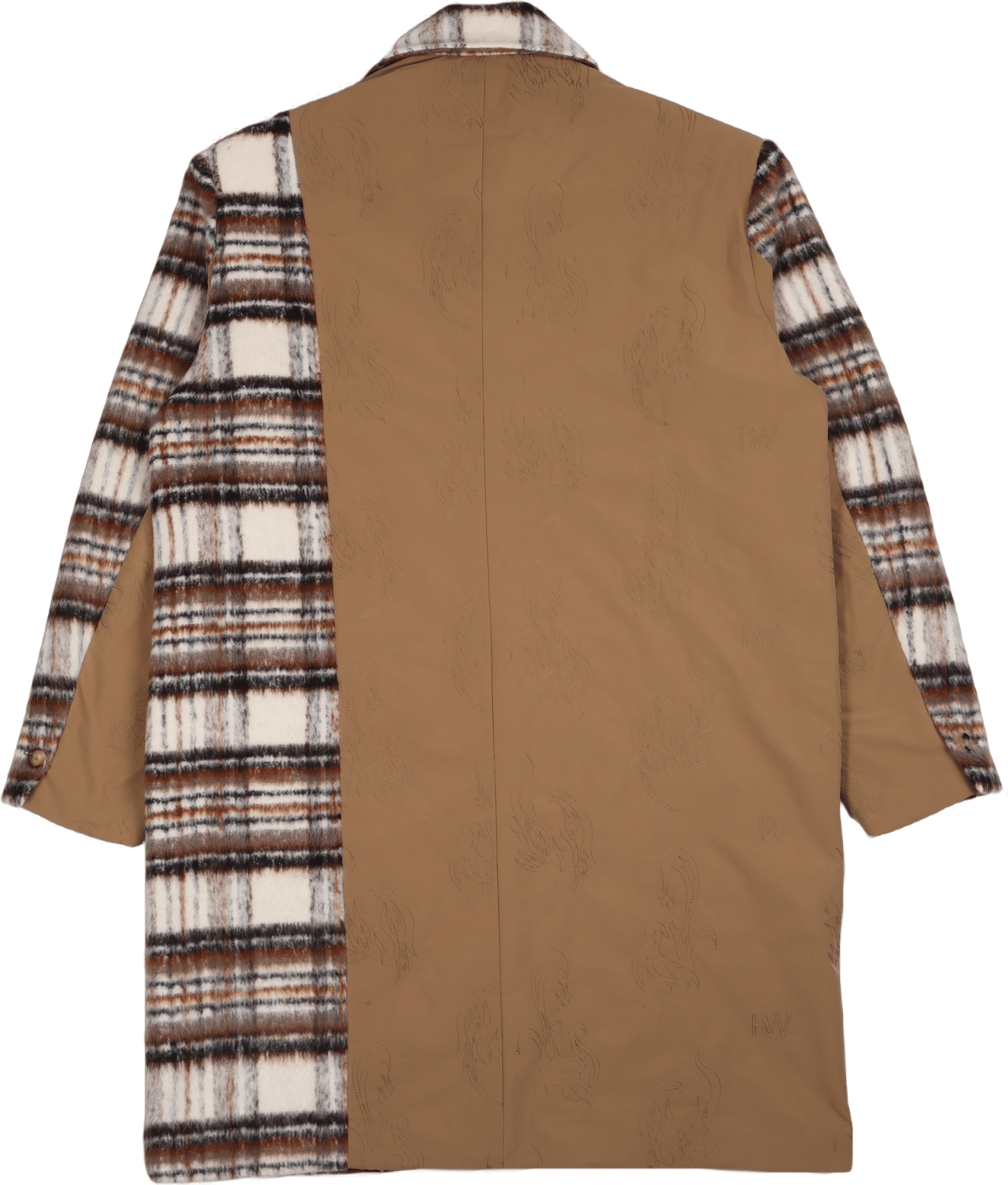 Plaid/nylon Phoenix Panelled C Kahki/kahki Check - Bild 5