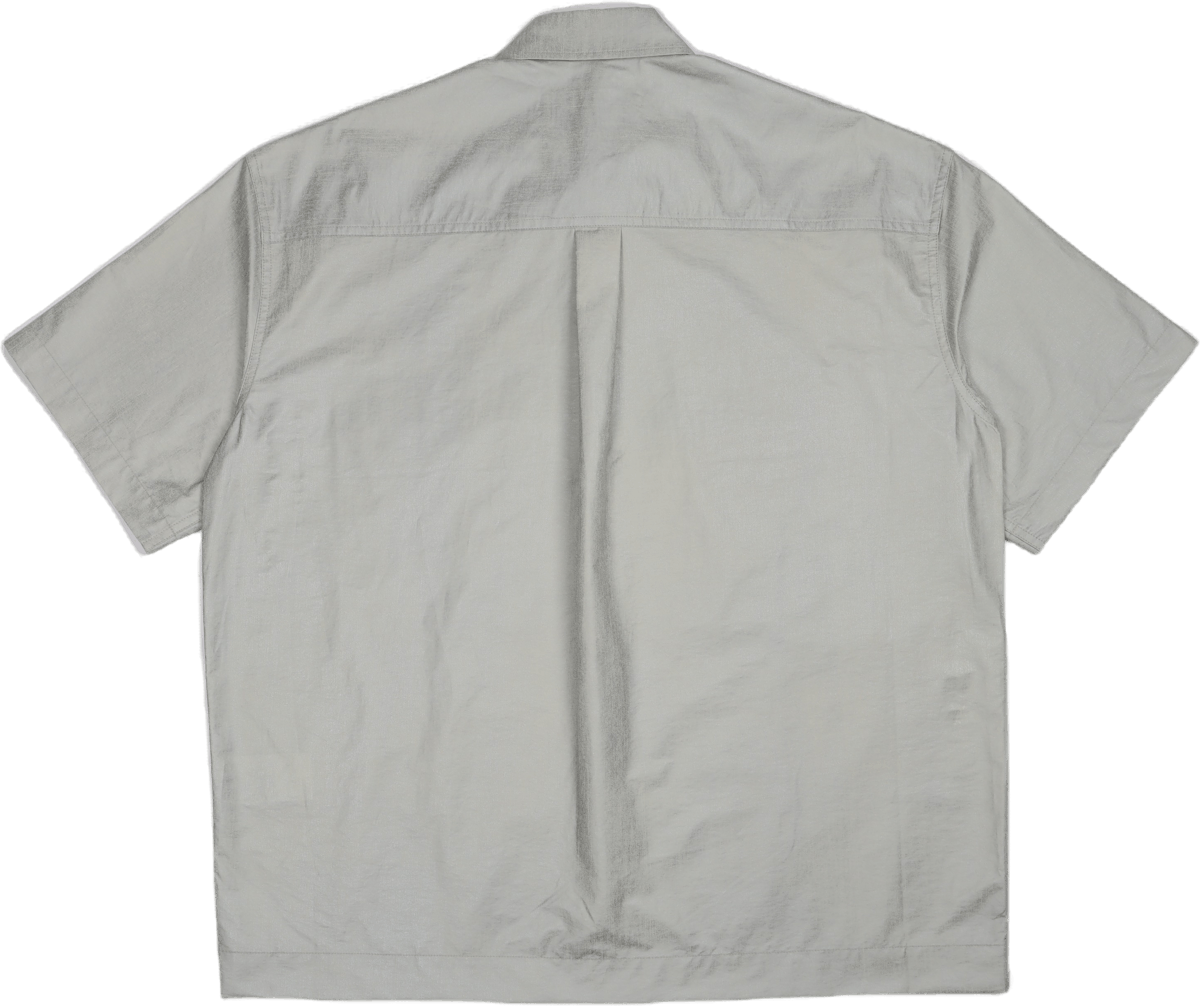 Short Sleeved Pocket Shirt Light Grey