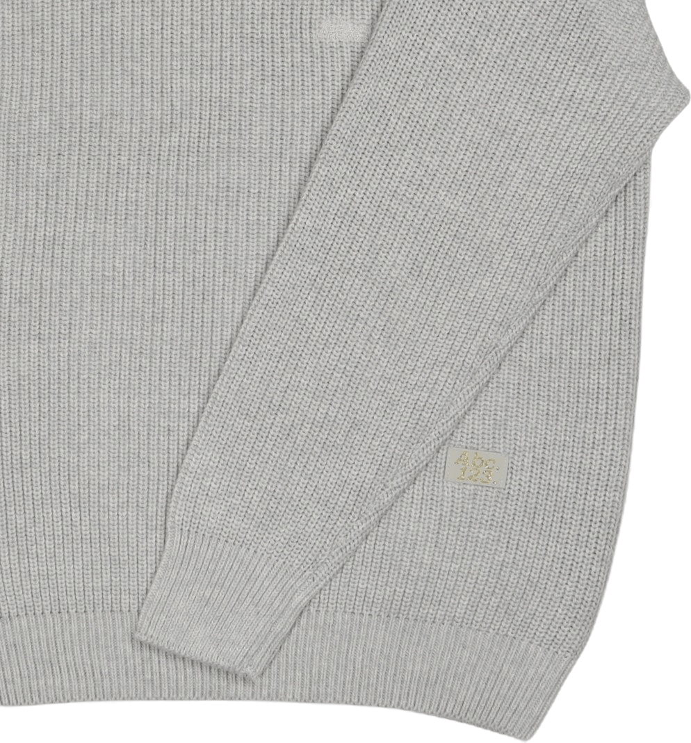 Abc. 123. Ribbed Crewneck Jasper Grey - Bild 3