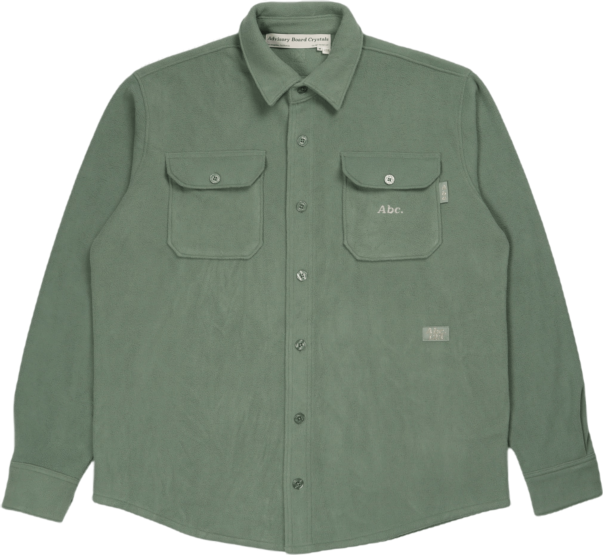 Abc. 123. Polar Fleece Shirt Aventurine Green