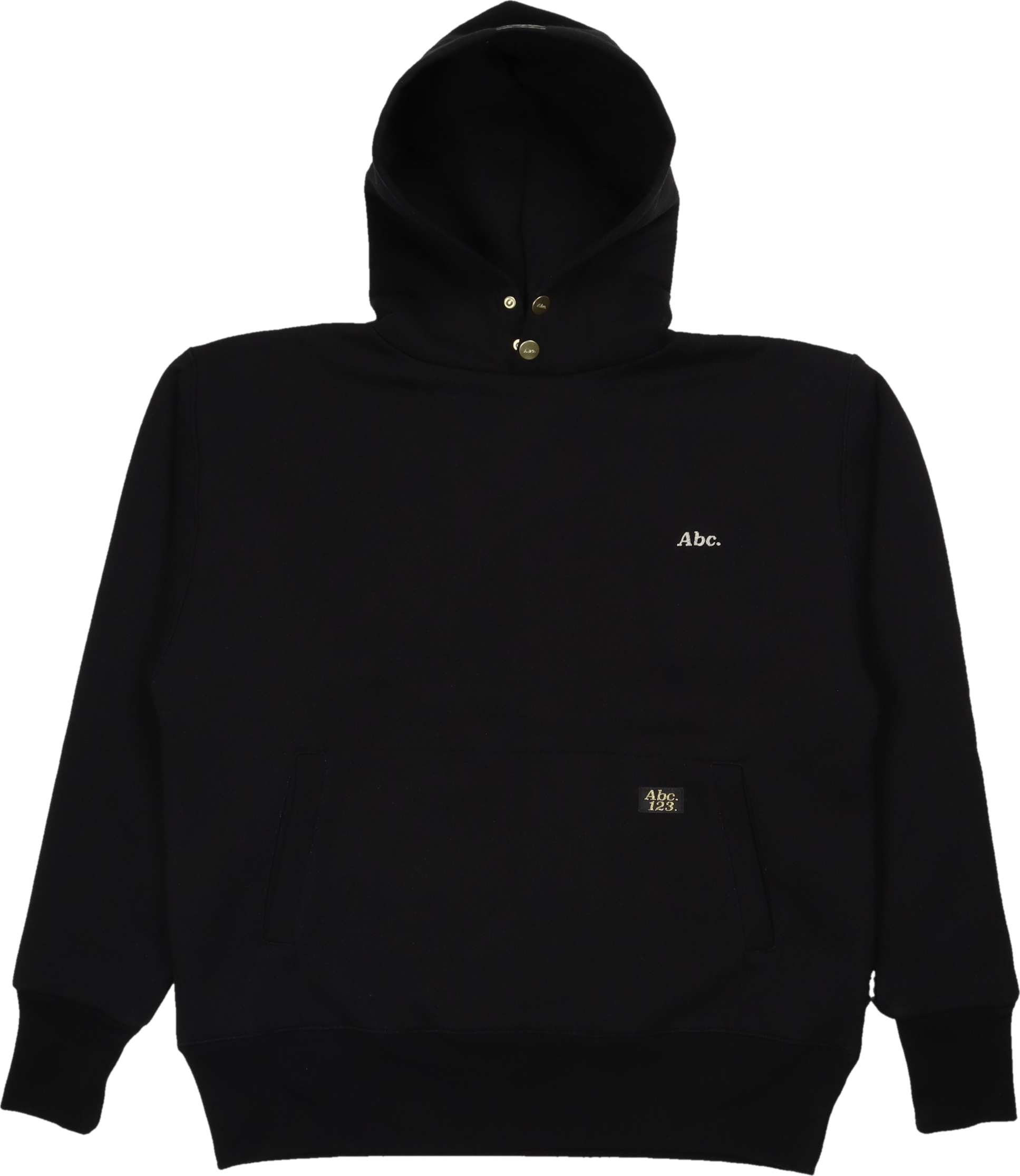 Abc. 123. Dbl Weight Pullover  Anthracite Black