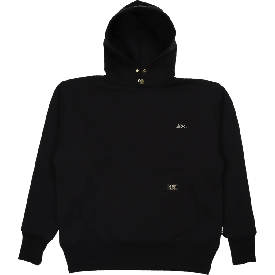Abc. 123. Dbl Weight Pullover Anthracite Black
