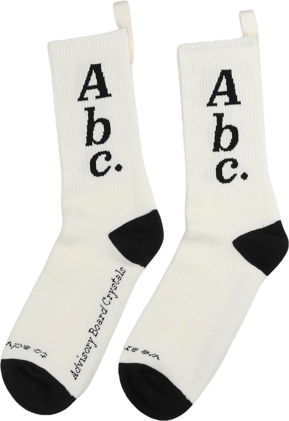 Abc. 123. Socks Selenite White, Unisex, Abbigliamento, Calzini, Bianca, ONESIZE