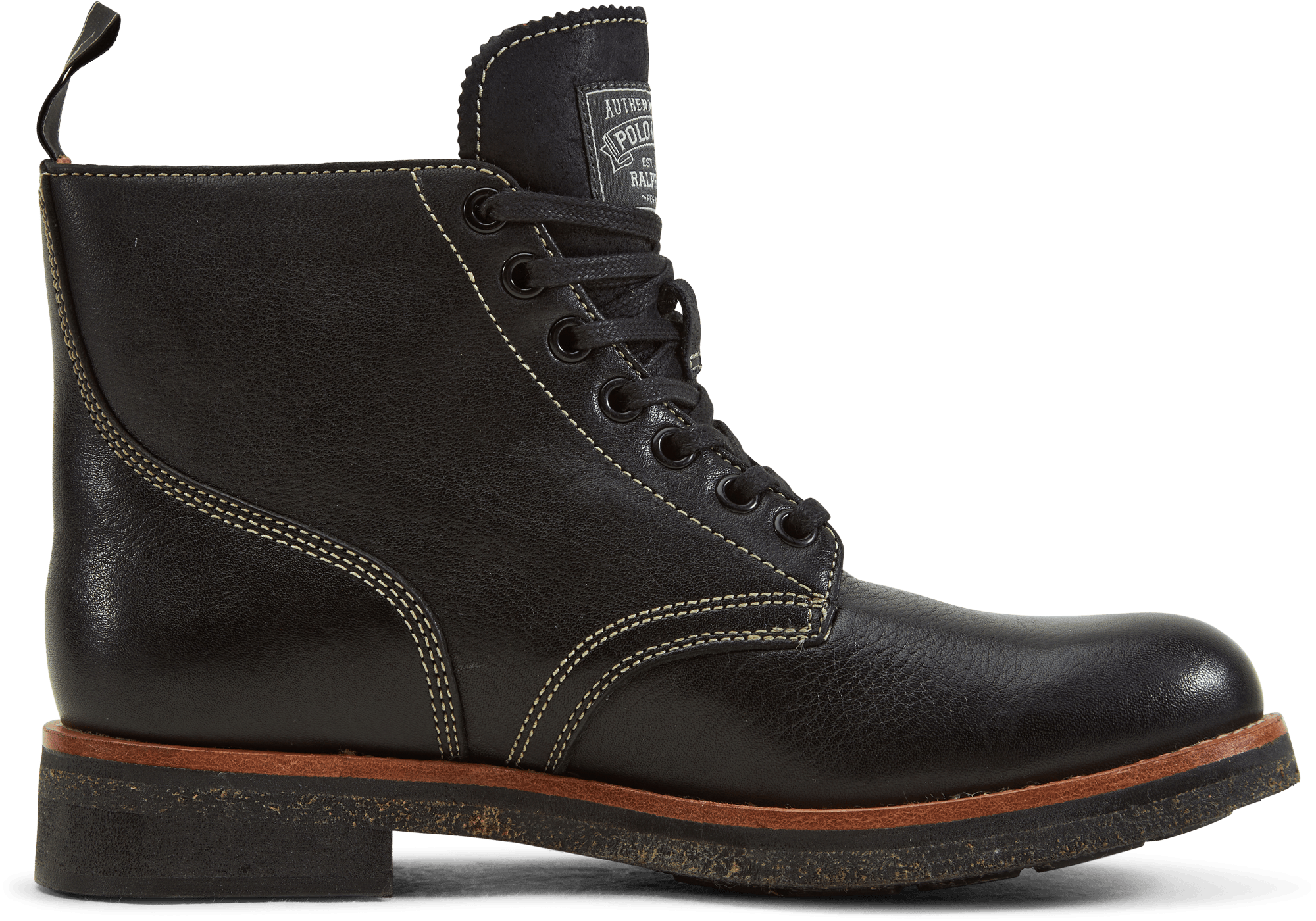 Tumbled Leather Boot Black - Bild 2