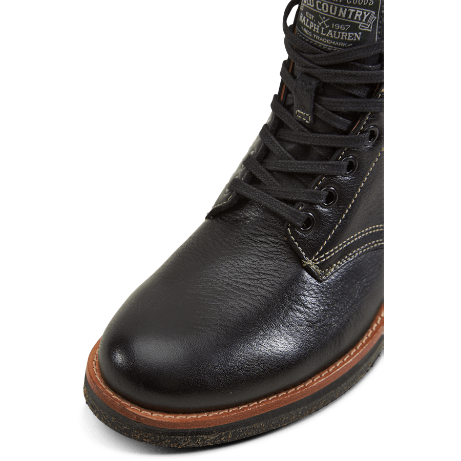 Tumbled Leather Boot Black - Bild 7