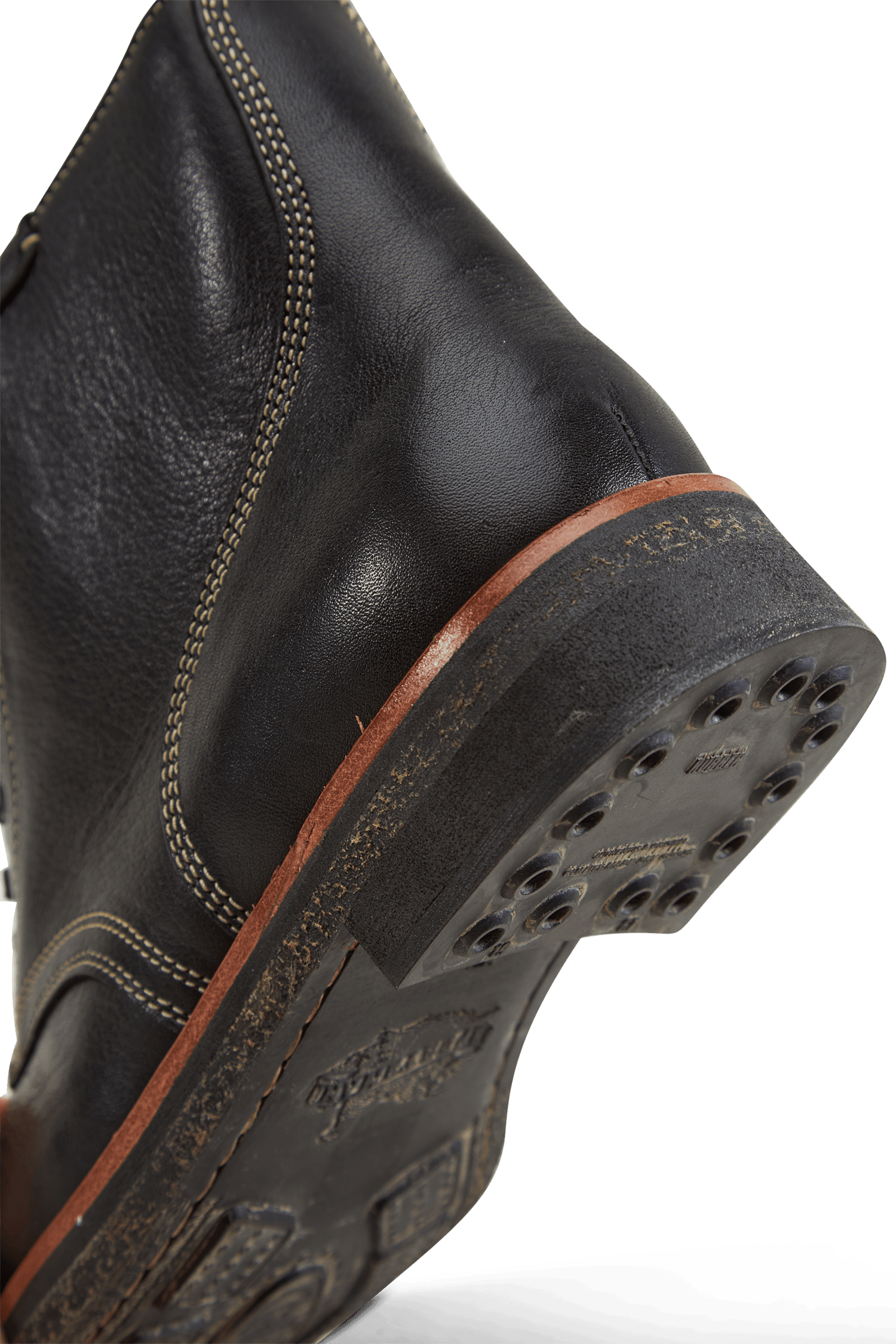 Tumbled Leather Boot Black - Bild 8