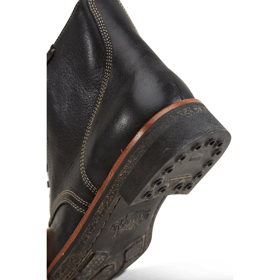 Tumbled Leather Boot Black - Bild 8