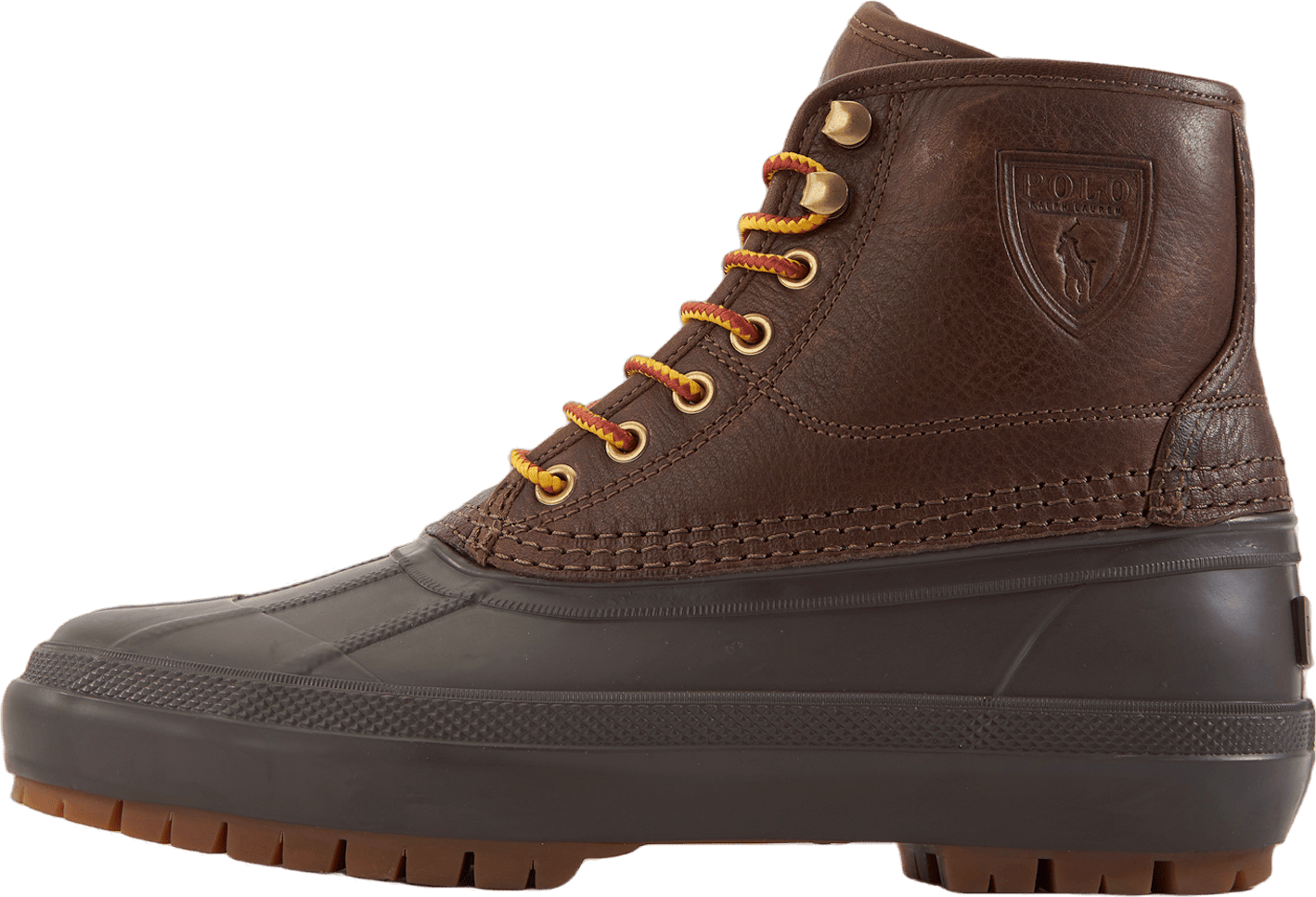 Claus Tumbled Leather Boot Chocolate Brown /Dk Brown