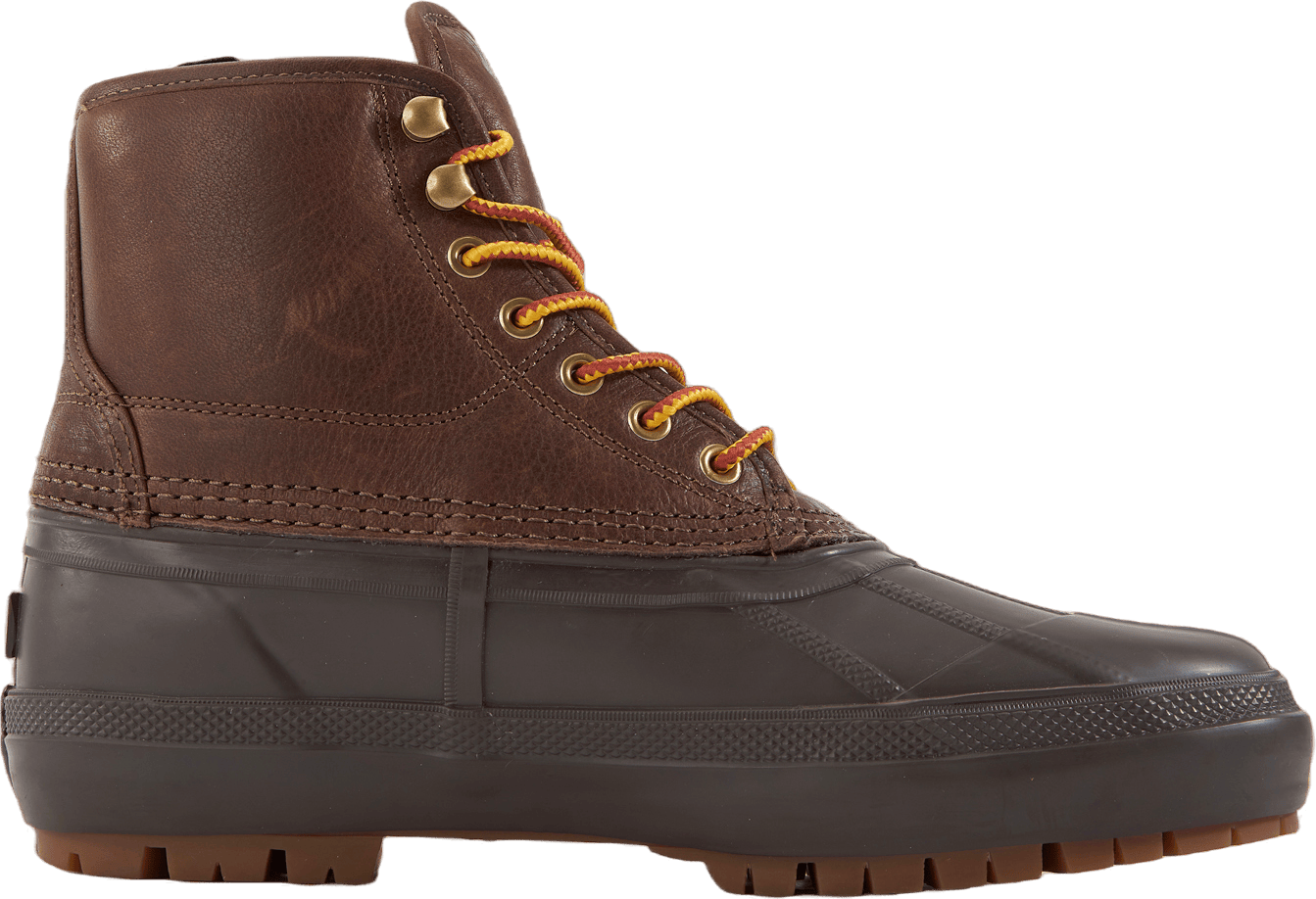 Claus Tumbled Leather Boot Chocolate Brown /Dk Brown - Bild 3