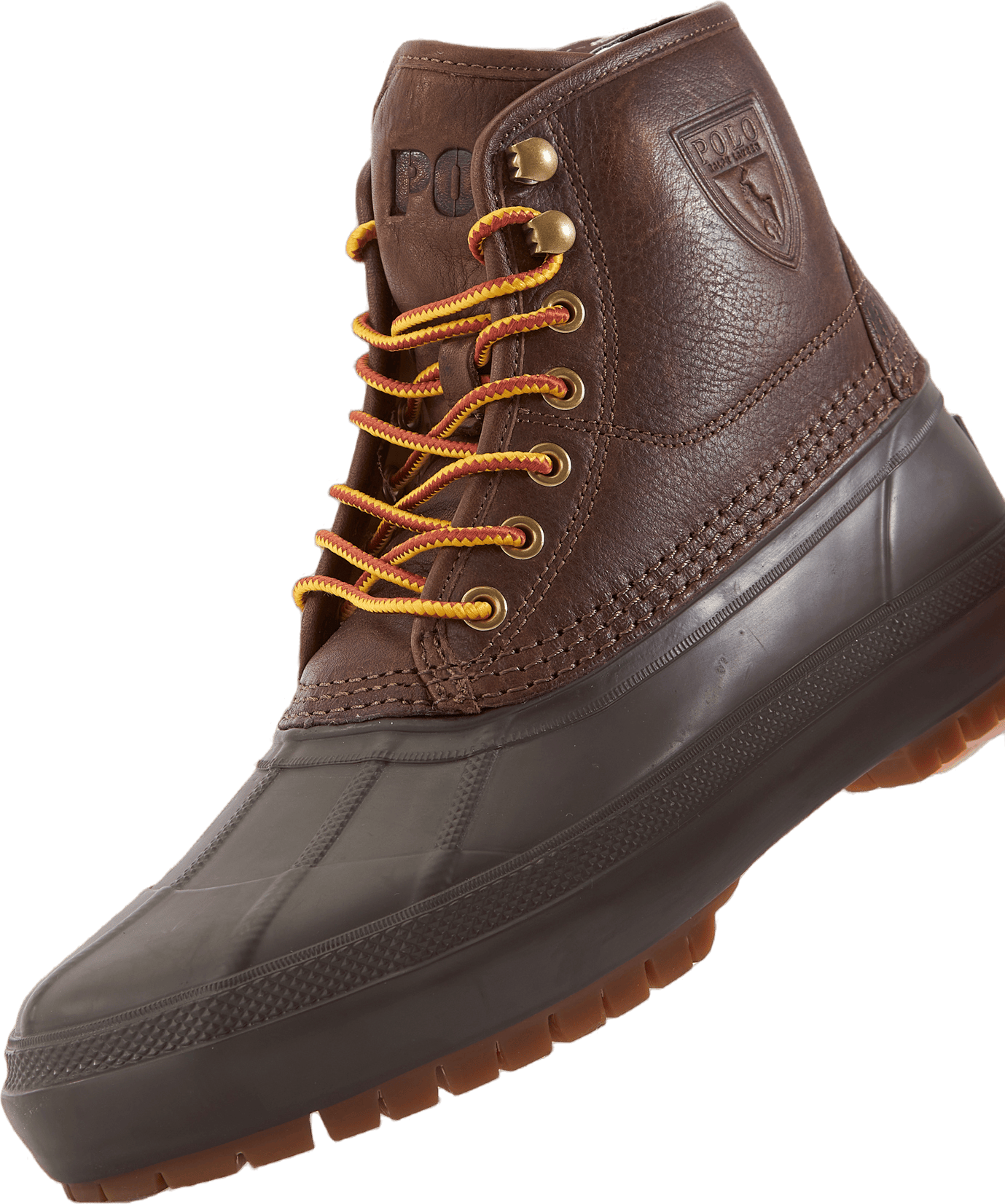 Claus Tumbled Leather Boot Chocolate Brown /Dk Brown - Bild 6