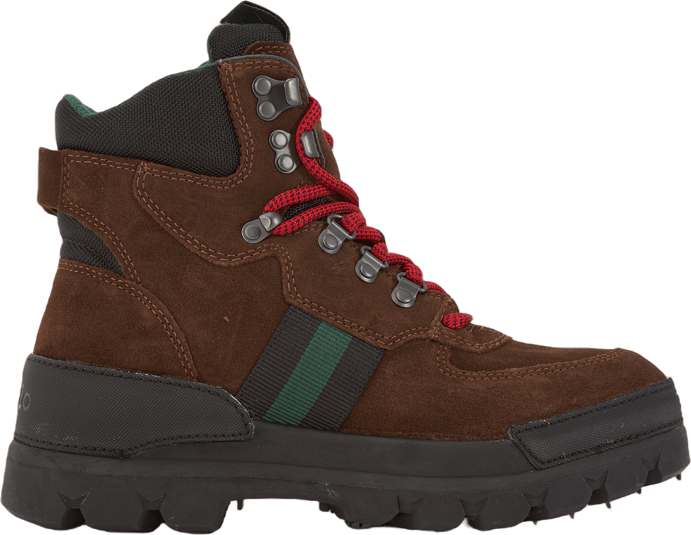 Oslo Waterproof Suede & Oxford Boot Chocolate Brown/Rl2000 Red - Bild 3