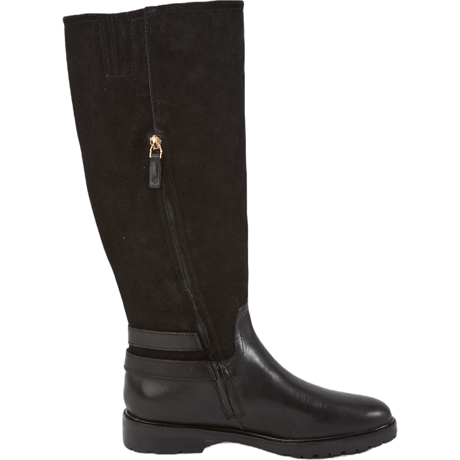 Emelie Leather & Suede Riding Boot Black/Black - Bild 3