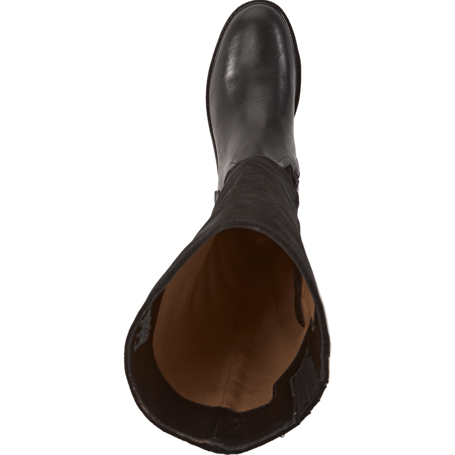Emelie Leather & Suede Riding Boot Black/Black - Bild 5