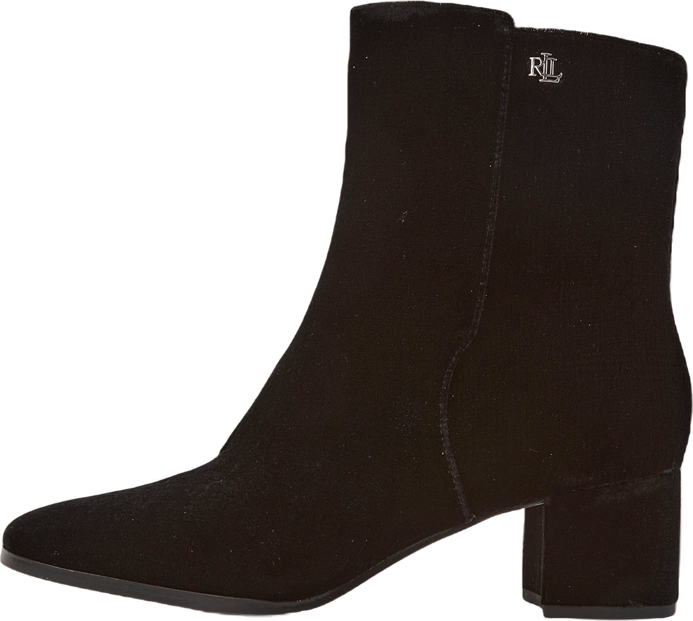 Wendey II Velvet Bootie Black