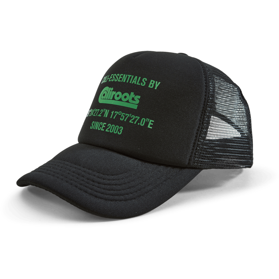 Cali Trucki Cap Gps Black/black