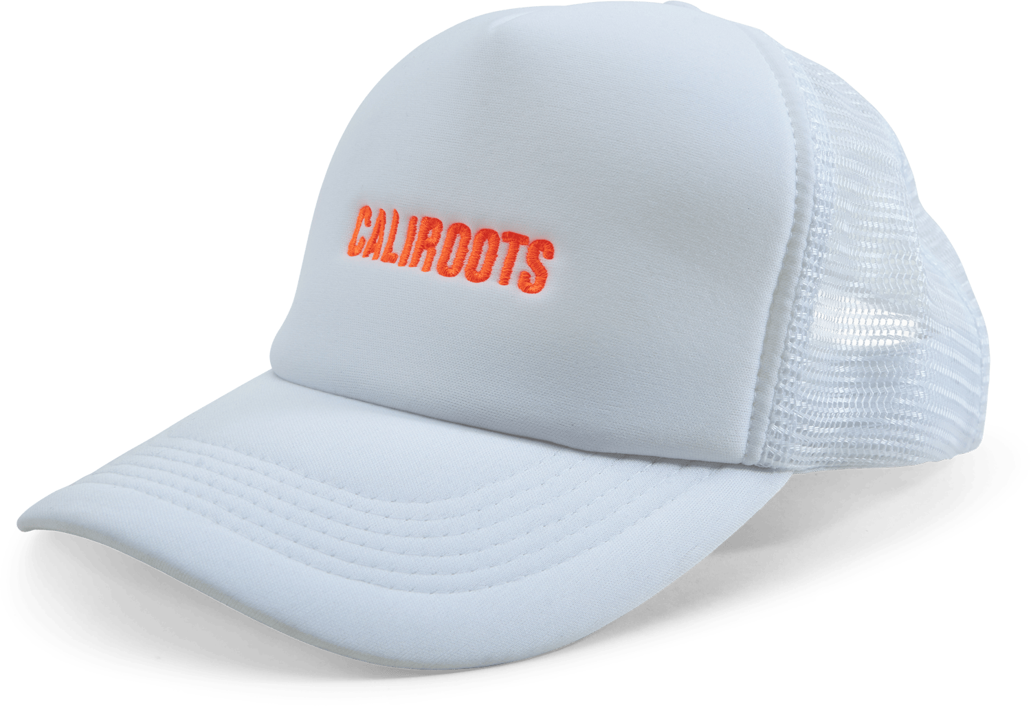 Cali Trucki Cap Embro All White/orange