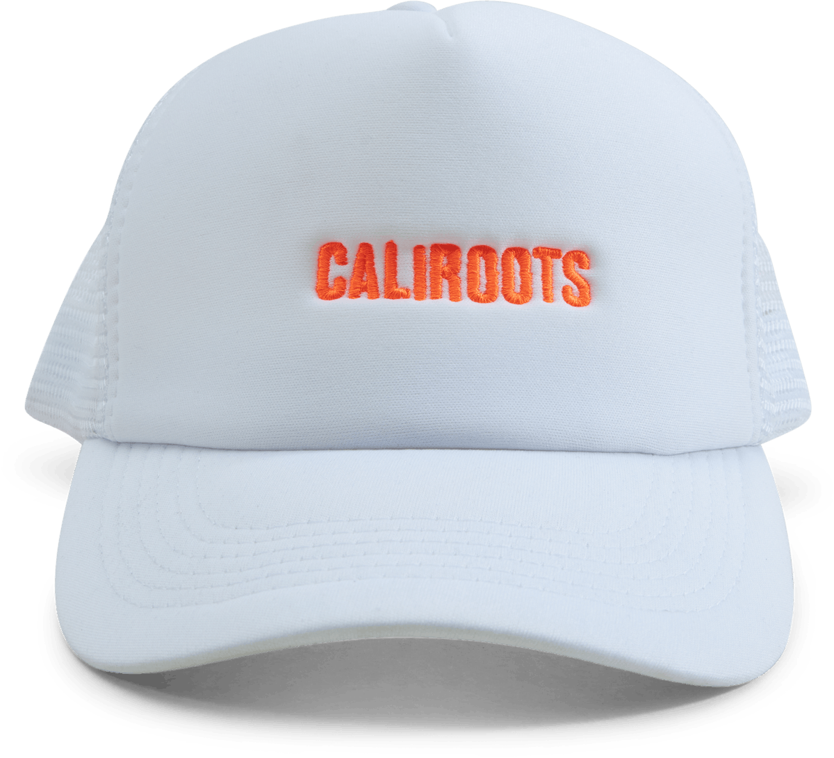 Cali Trucki Cap Embro All White/orange