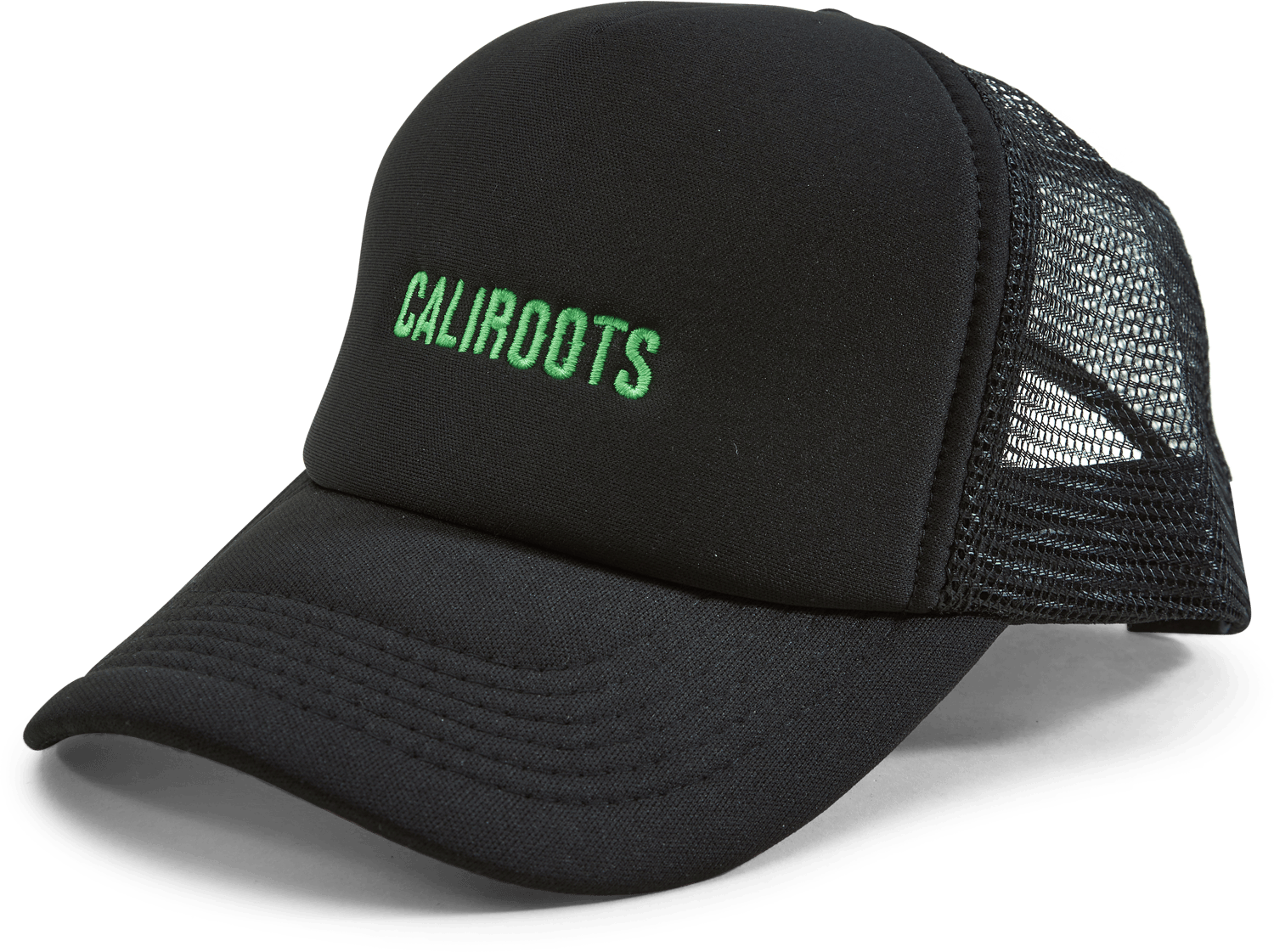 Cali Trucki Cap Embro All Black/green
