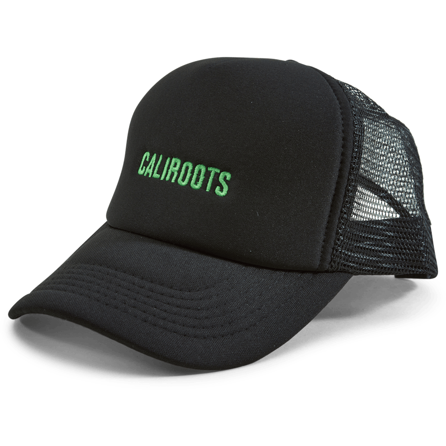 Cali Trucki Cap Embro All Black/green