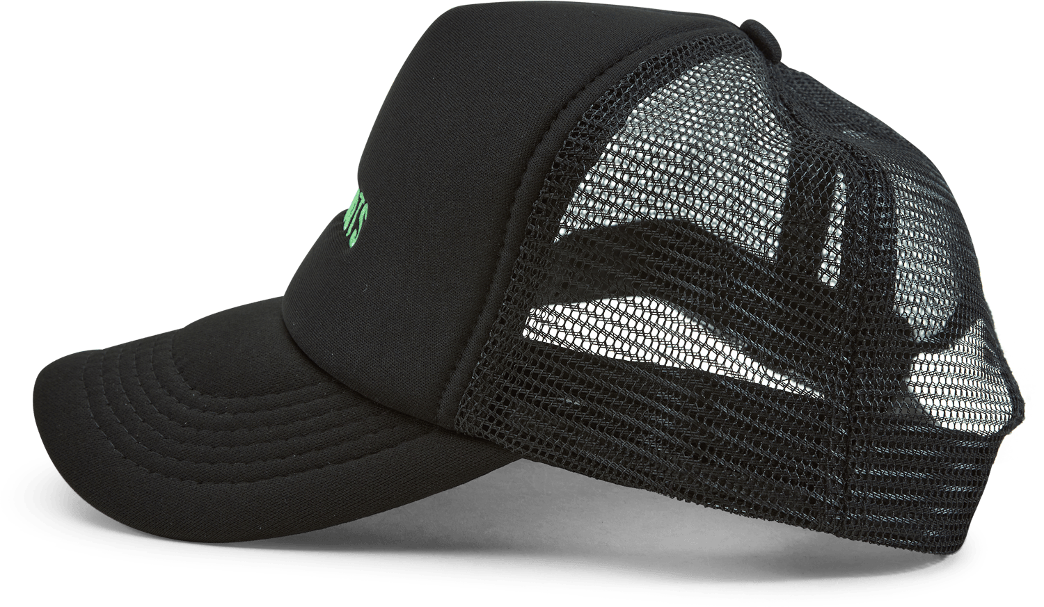 Cali Trucki Cap Embro All Black/green - Bild 2