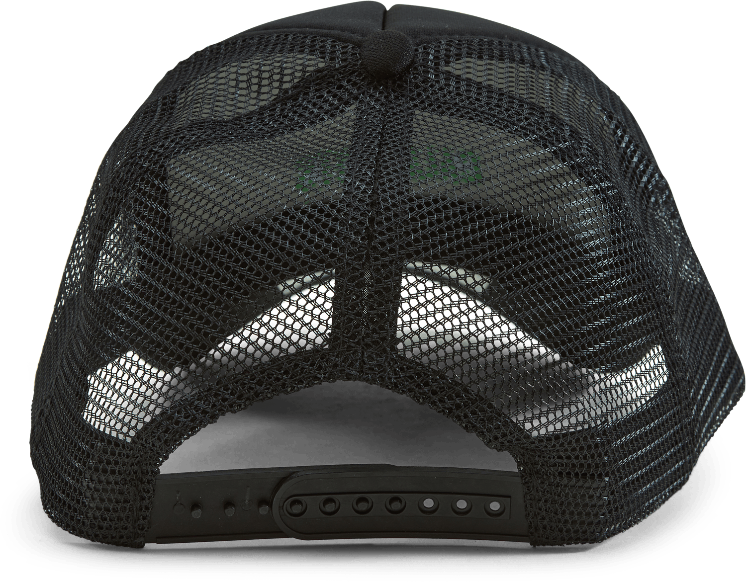 Cali Trucki Cap Embro All Black/green - Bild 3