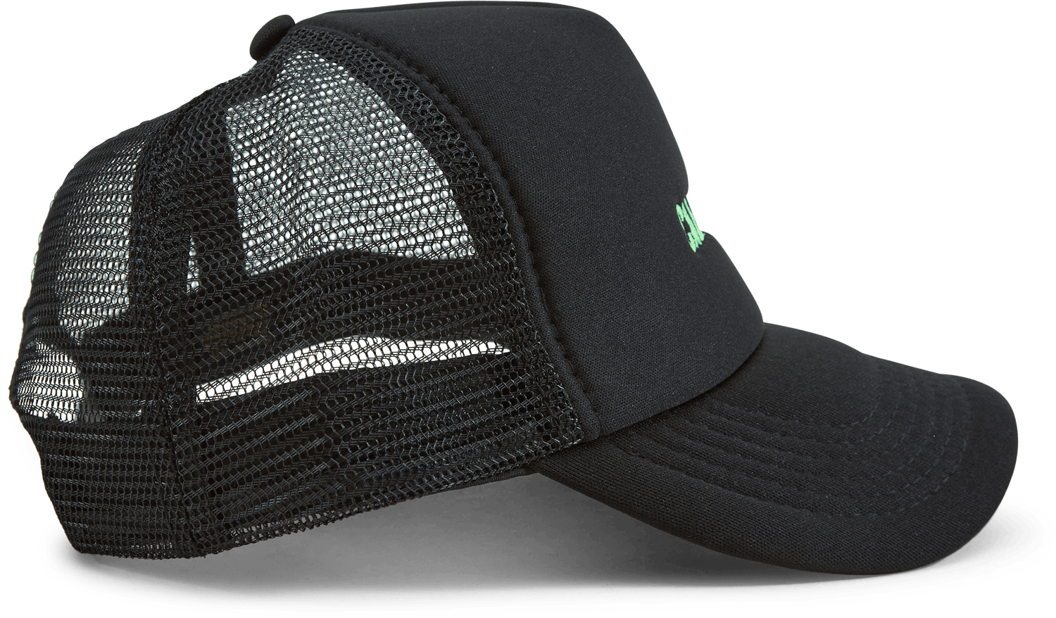 Cali Trucki Cap Embro All Black/green - Bild 4