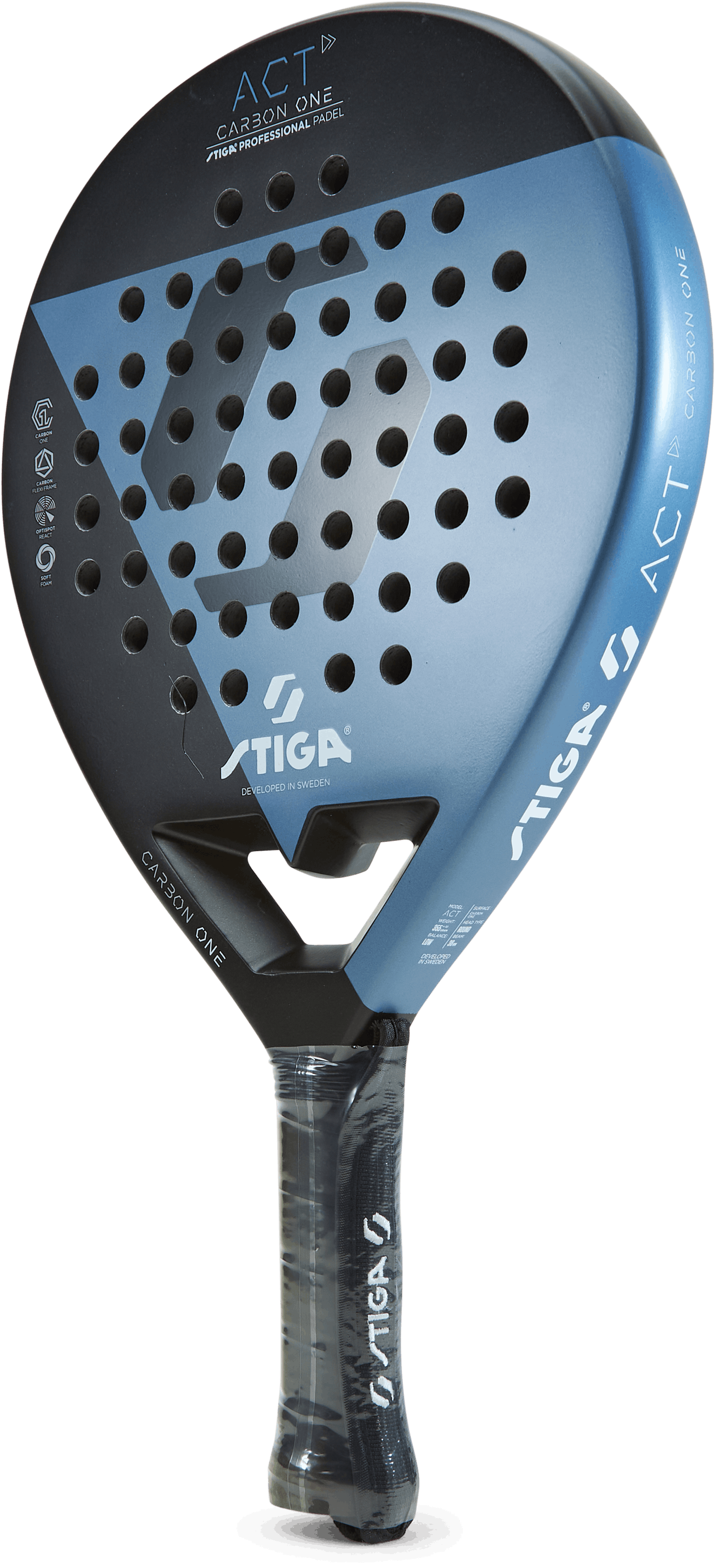 Act Black/blue, Unisex, Utrustning, racketar, Padel, Svart/Blå, ONESIZE