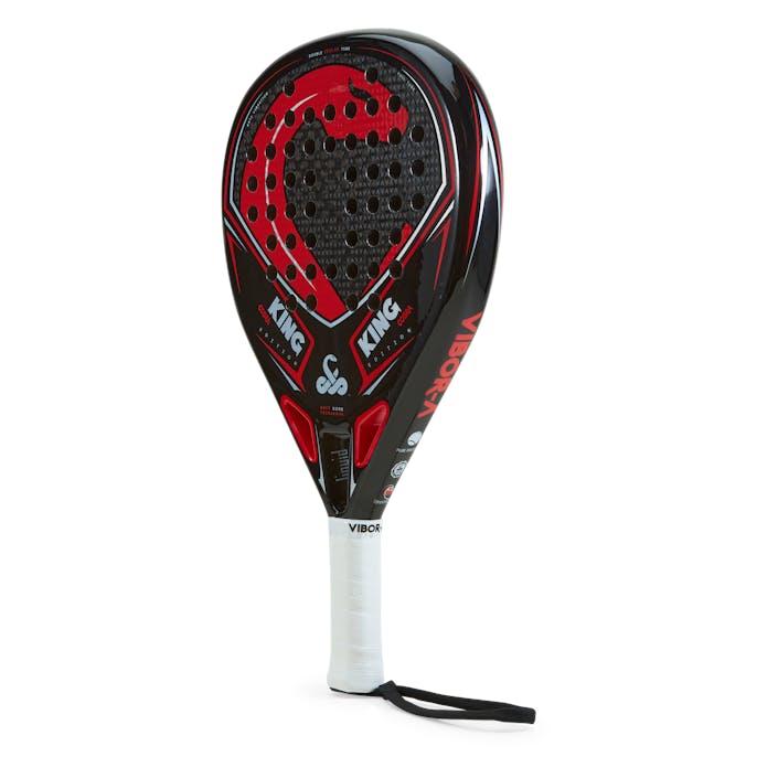 King Cobra Liquid Edition 2021 Black/red, Unisex, Utrustning, racketar, Padel, ONESIZE