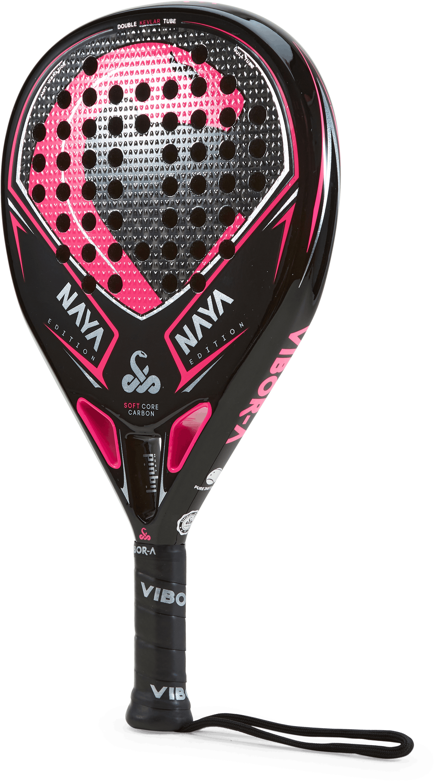 Naya Liquid Edition 2021 Black/pink, Unisex, Vybavenie, rakety, Padel, ONESIZE