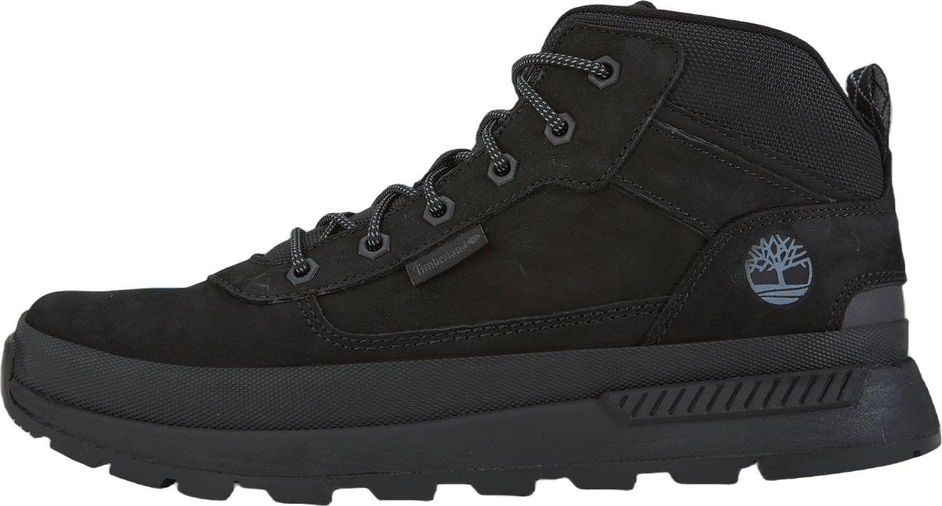 Field Trekker Mid Blk Jet Black, Unisex, Schuhe, Stiefel, Schwarz, EU 38