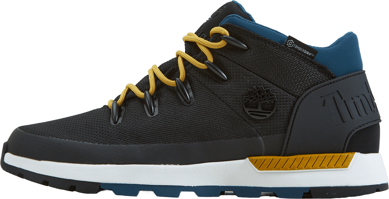 Sprinttrekr Midfab Wp Blk Jet Black, Male, Topánky, Členkové topánky, Čierna, EU 42