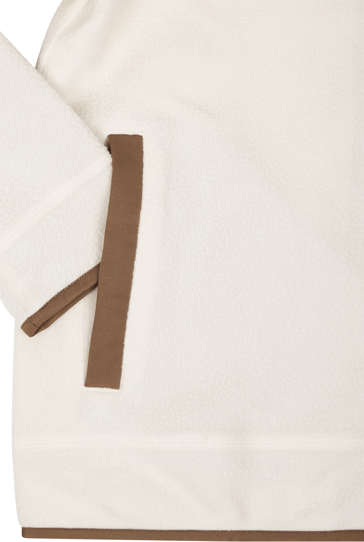 Frederik Fleece Full Zip Jacke Ecru - Bild 4