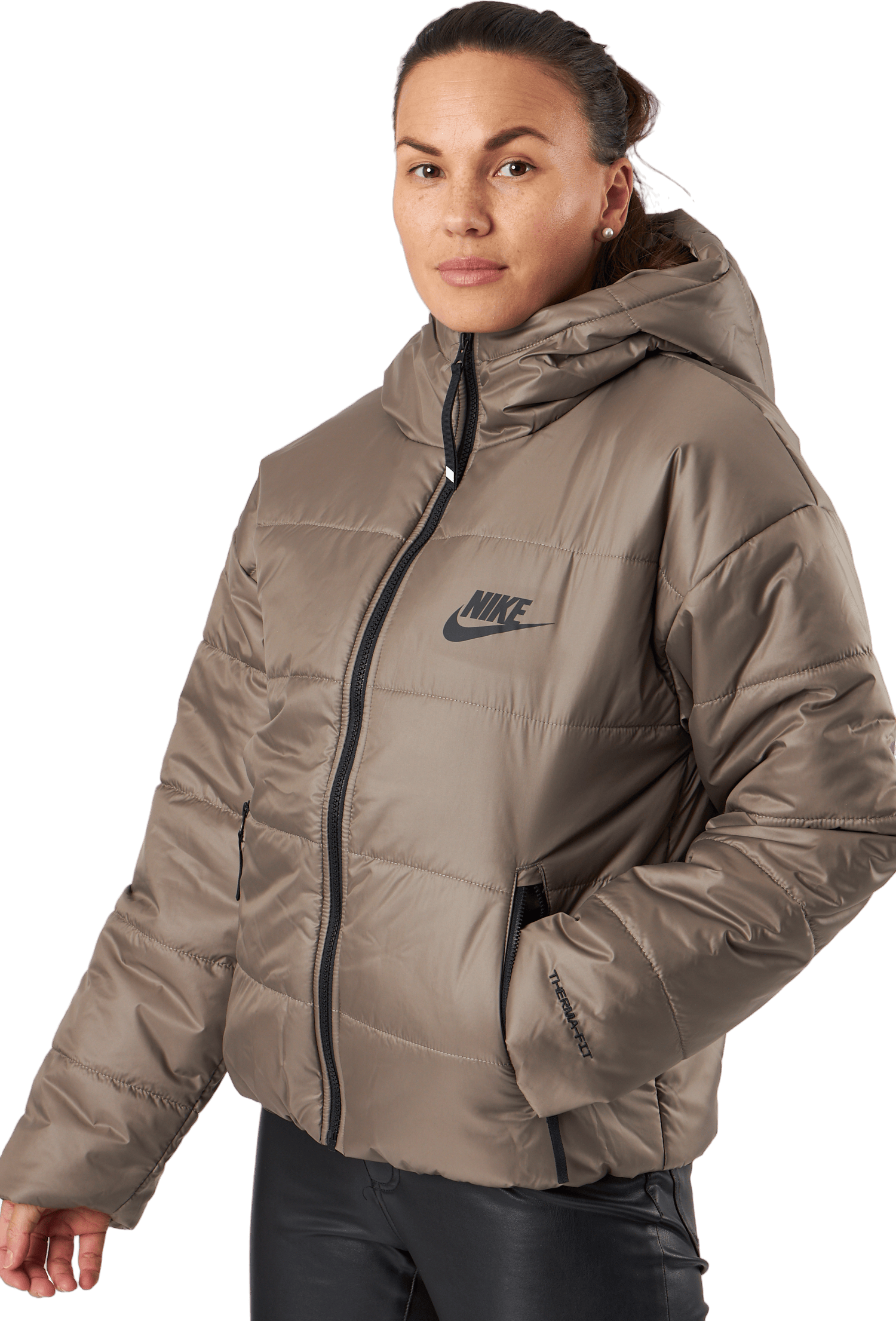 W Nsw Syn Tf Rpl Hd Jkt Olive Grey/black/black - Bild 4