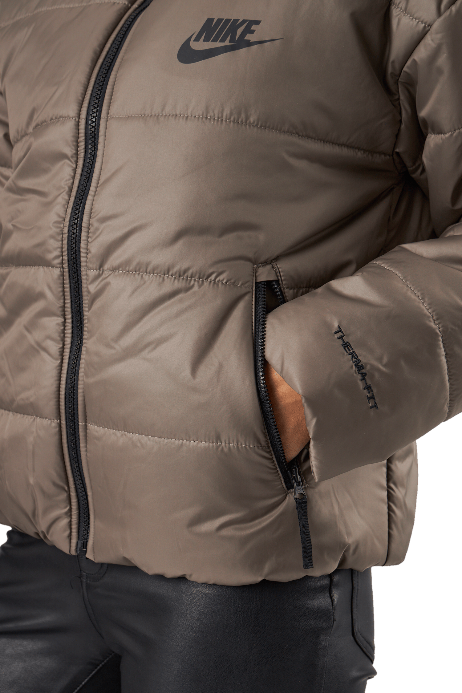 W Nsw Syn Tf Rpl Hd Jkt Olive Grey/black/black - Bild 6