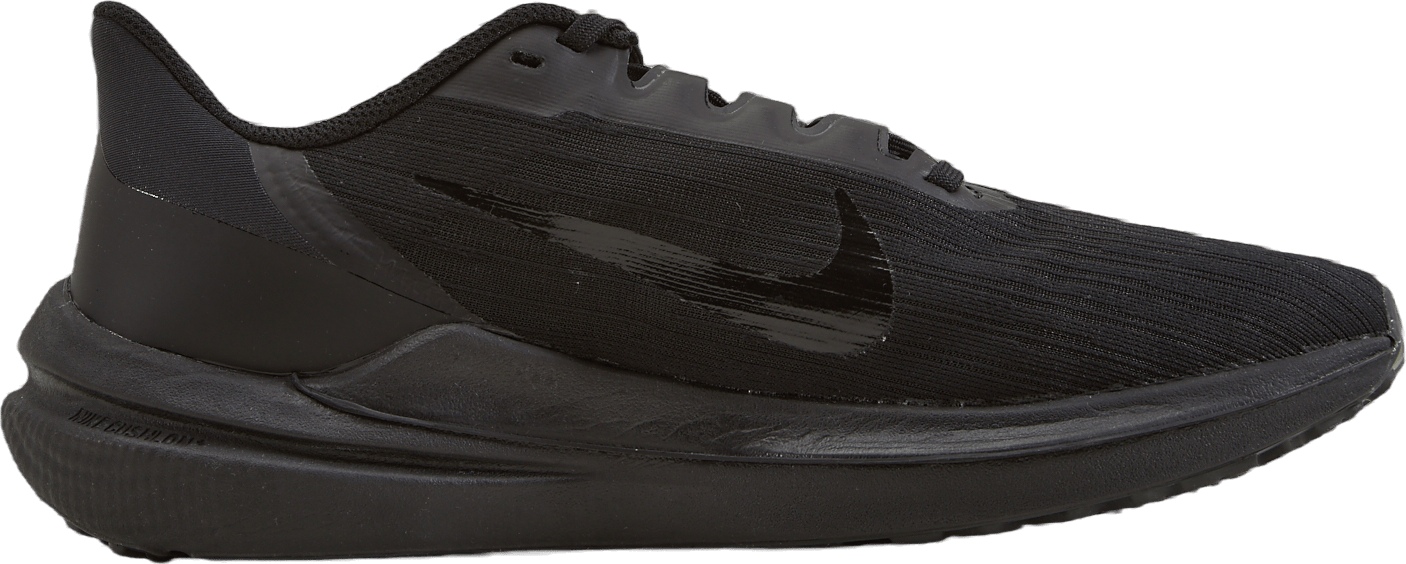 Air Winflo 9 Men's Road Running Shoes BLACK/DK SMOKE GREY - Bild 3