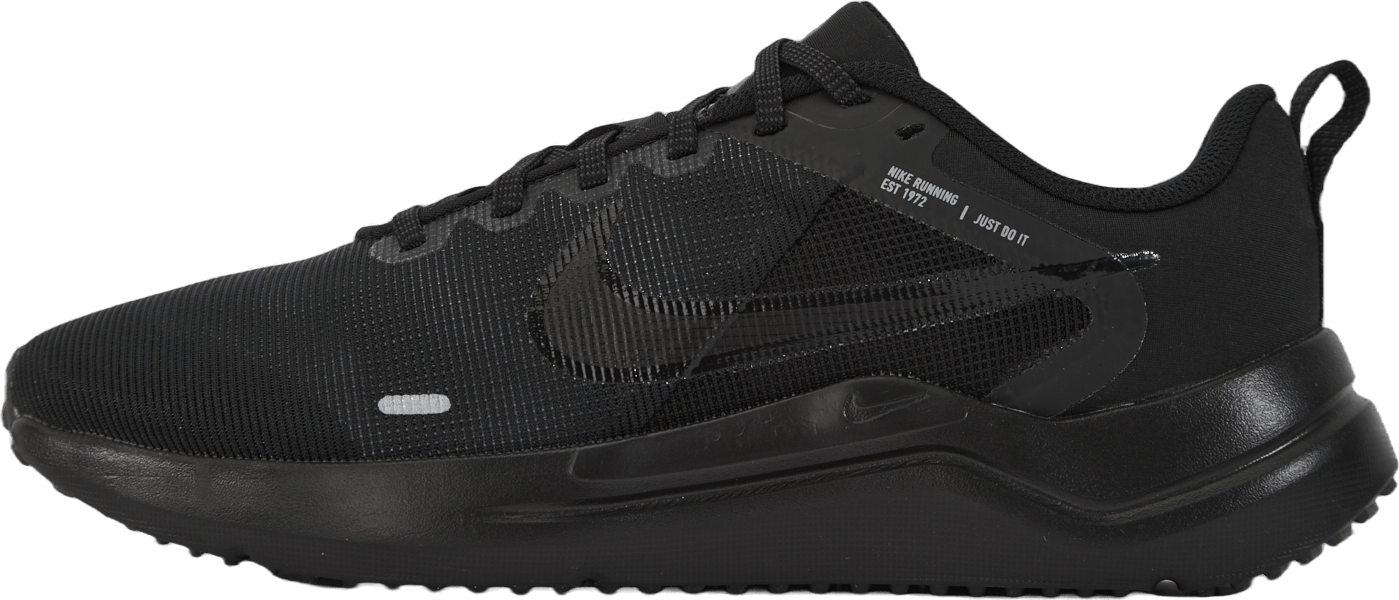 Downshifter 12 Women's Road Running Shoes BLACK/BLACK-DK SMOKE GREY-IRON GREY, Female, Shoes, Running shoes, Running, Black, EU 39