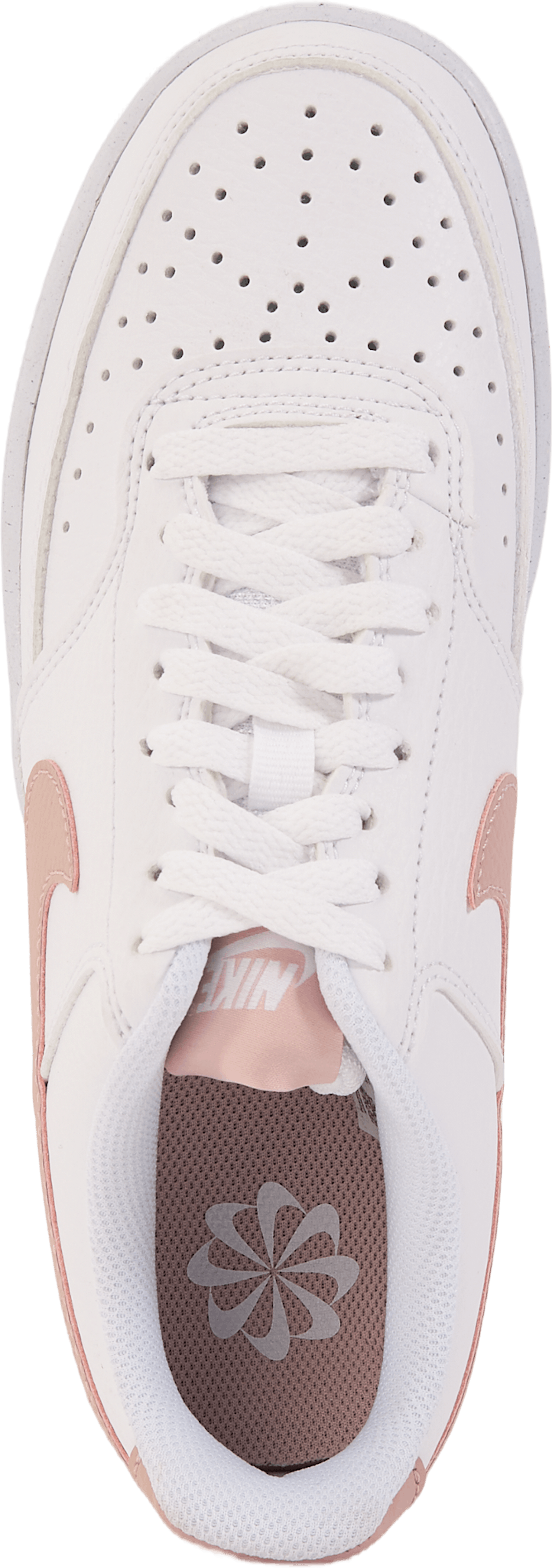 Court Vision Low Next Nature Women's Shoes WHITE/PINK OXFORD