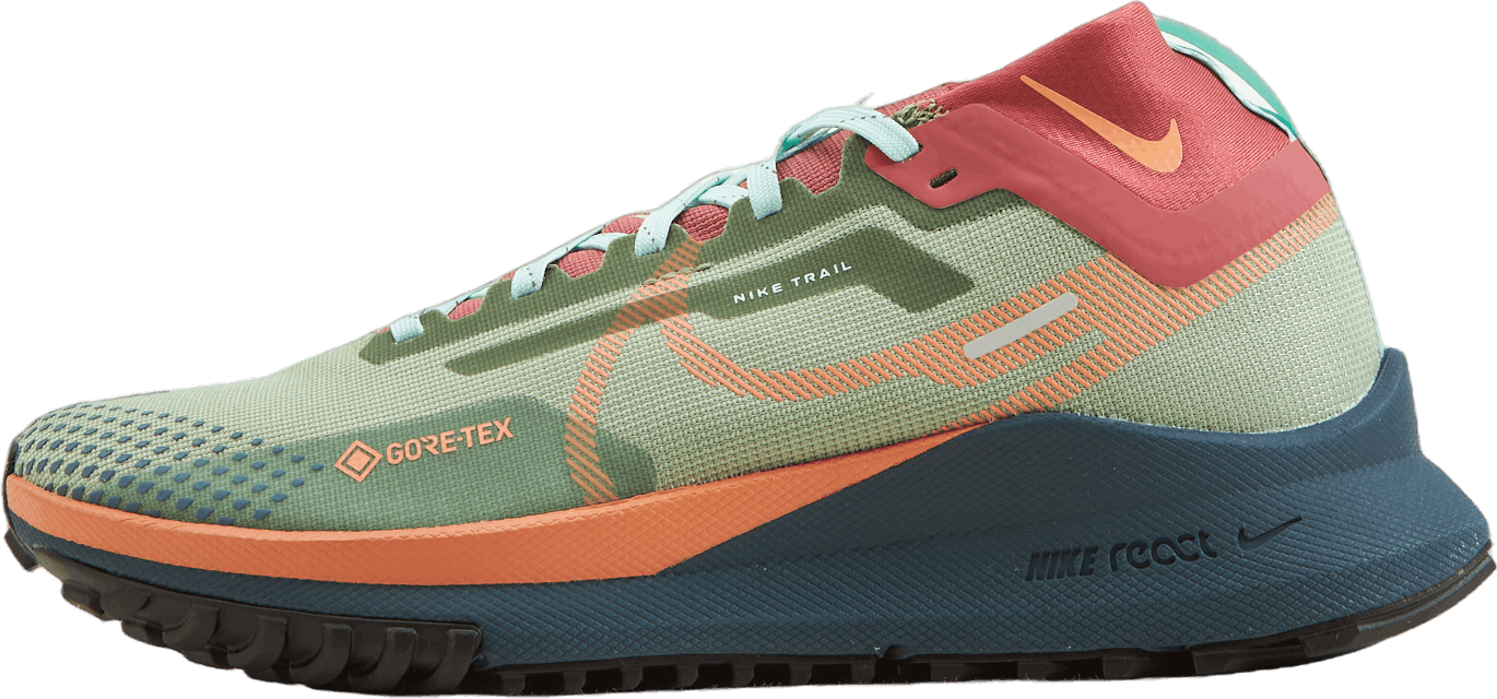 Nike React Pegasus Trail 4 Gor Alligator/orange Trance-mint F, Female, Skor, Löparskor, Löpning, Flerfärgad, EU 42