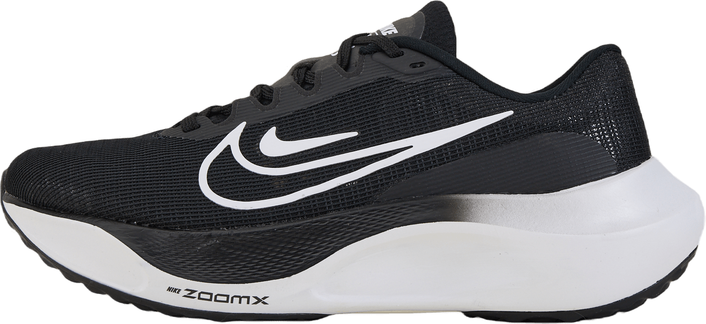 Zoom Fly 5 Women's Road Running Shoes BLACK/WHITE, Female, Topánky, Bežecké topánky, Beží, Čierna, EU 36