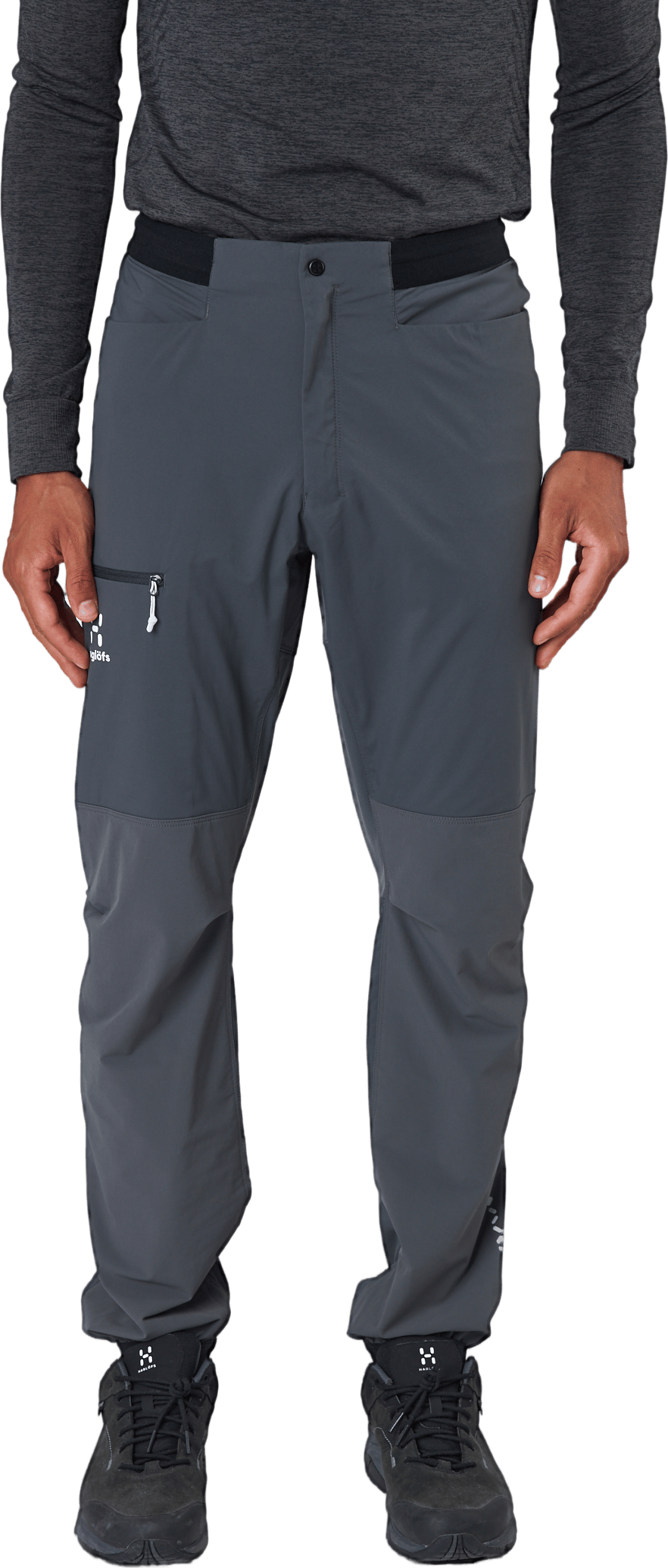 L.i.m Rugged Pant Men Magnetite, Male, Odzież, Spodnie, Czarny, 54
