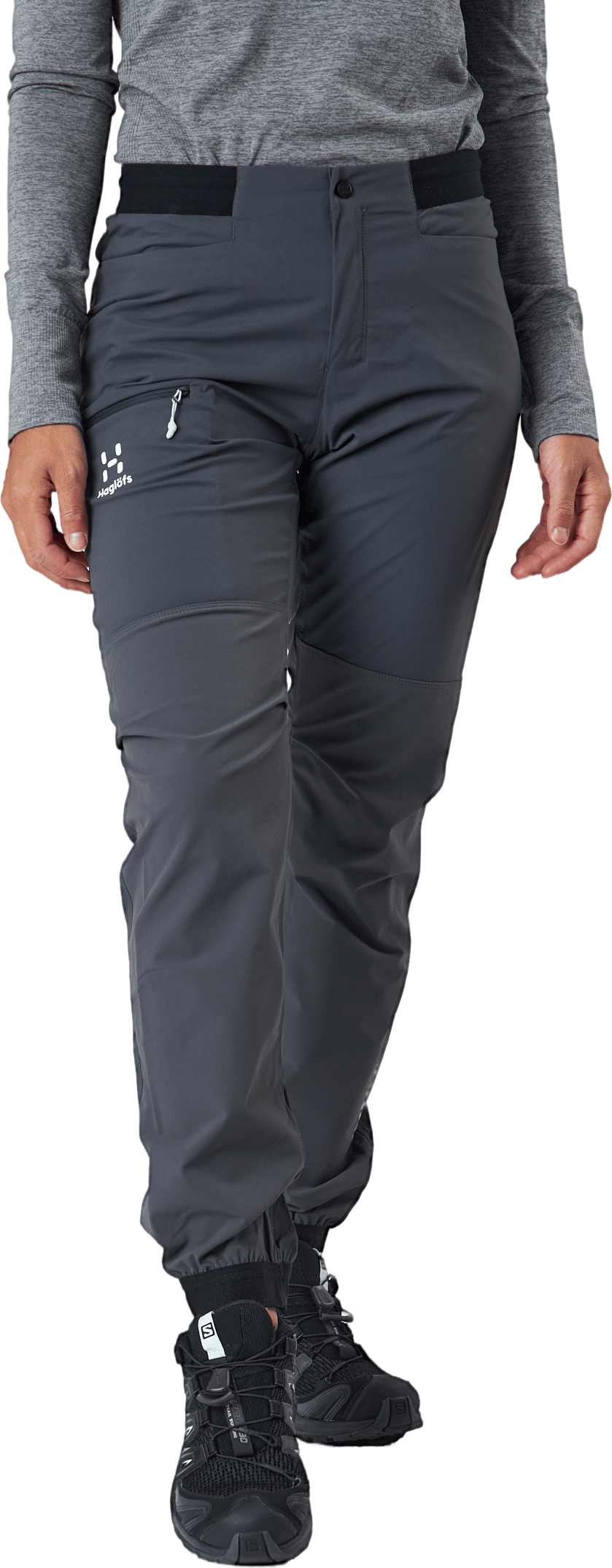 L.i.m Rugged Pant Women Magnetite, Female, Abbigliamento, Pantaloni, Grigio, 34