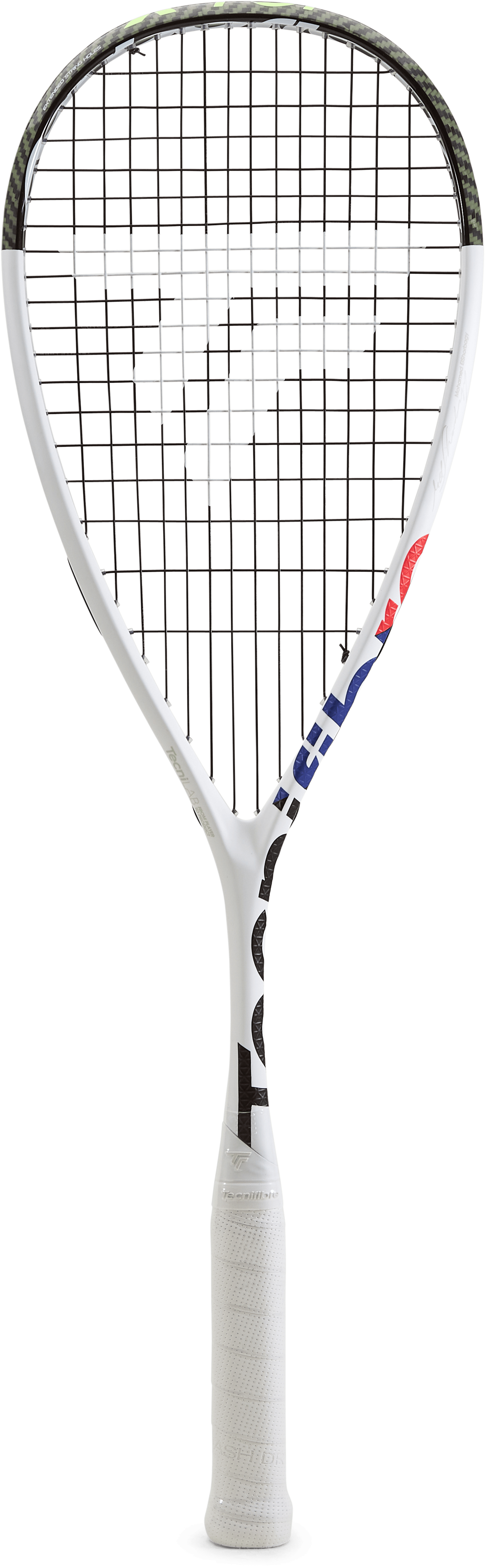 Carboflex 125 X-top White, Unisex, Apparatuur, rackets, Squash, Wit, ONESIZE