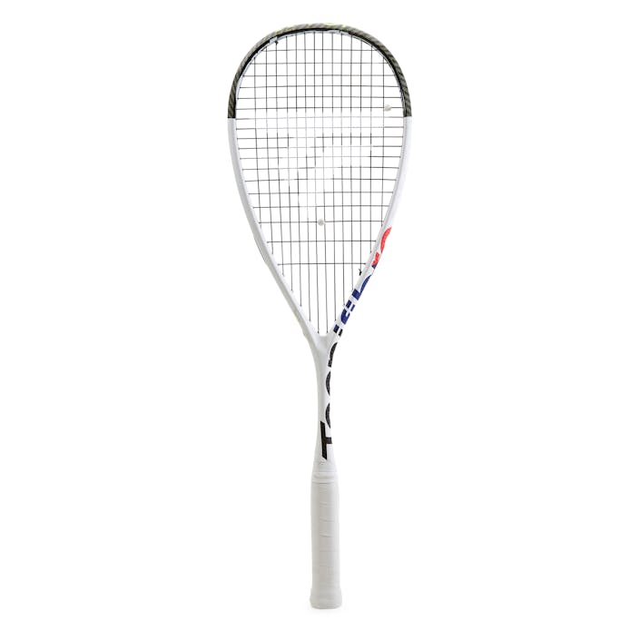 Carboflex 130 X-top White, Unisex, Utstyr, racketer, Squash, Hvit, ONESIZE