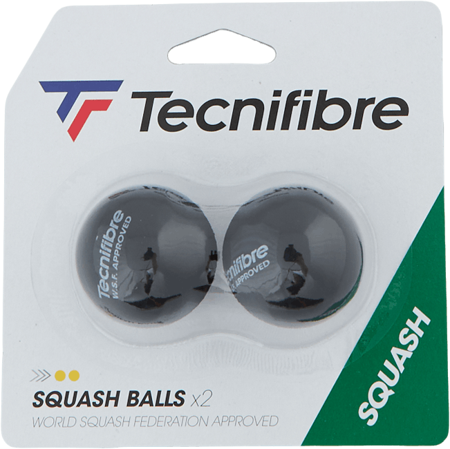 Double Yellow (2-pack) Black, Unisex, Equipment, rackets, Squash, Black, ONESIZE