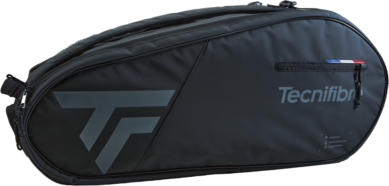 Team Dry 12r Black, Unisex, Equipamento, bolsas e mochilas, Squash, Preto, ONESIZE