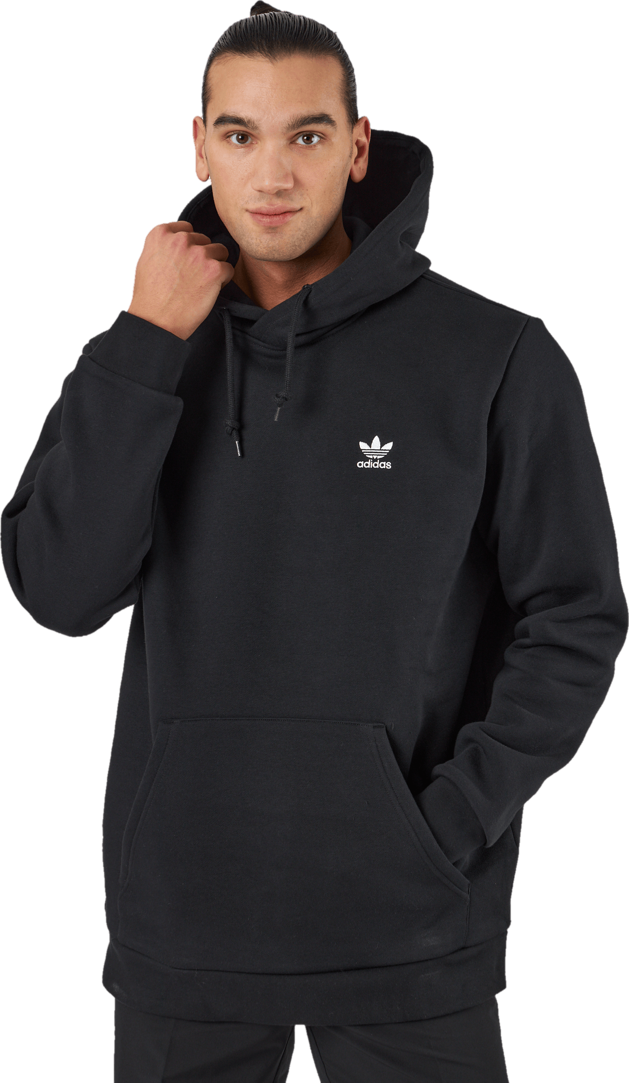 Essential Hoody Black, Male, Ropa, sudaderas con capucha y sudaderas, Negro, L/Long